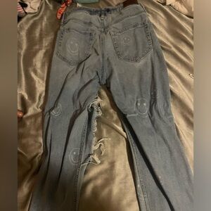 Smiley Face jeans from hollister